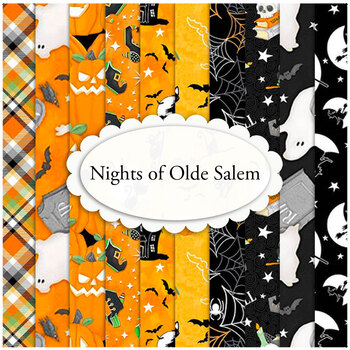 Nights of Olde Salem  Yardage by Shelly Comiskey for Henry Glass Fabrics