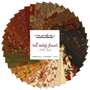Fall Melody Flannels Charm Pack by Holly Taylor for Moda Fabrics