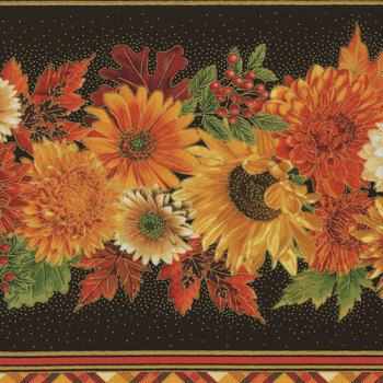 Thankful CM2103-BLACK by Timeless Treasures