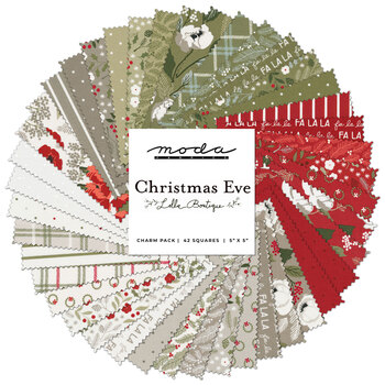 Christmas Eve  Charm Pack by Lella Boutique for Moda Fabrics