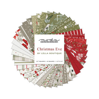 Christmas Eve  Mini Charm Pack by Lella Boutique for Moda Fabrics
