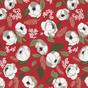 Christmas Eve 5180-16 Cranberry by Lella Boutique for Moda Fabrics