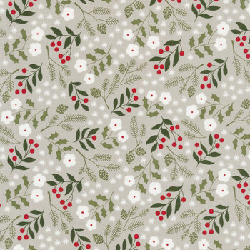Christmas Eve 5181-12 Silver by Lella Boutique for Moda Fabrics