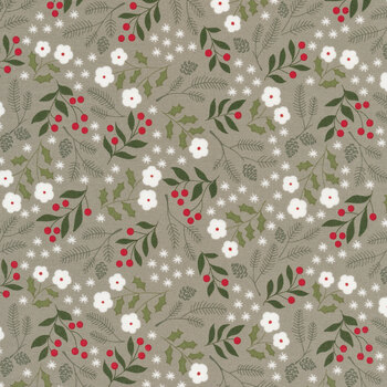 Christmas Eve 5181-13 Dove by Lella Boutique for Moda Fabrics