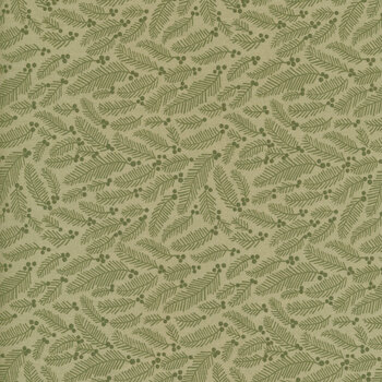 Christmas Eve 5182-14 Sage by Lella Boutique for Moda Fabrics
