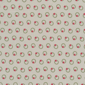 Christmas Eve 5183-12 Silver by Lella Boutique for Moda Fabrics REM