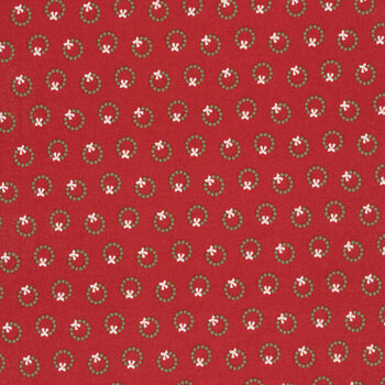 Christmas Eve 5183-16 Cranberry by Lella Boutique for Moda Fabrics