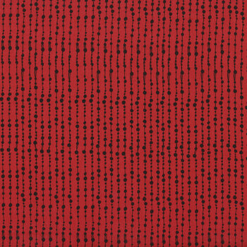 Doggie Holiday 692-556 Beaded Curtain - Red/Black by Loralie Designs