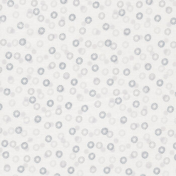 Stof Christmas - Frosty Snowflake 4590-109 White/Silver by Stof Fabrics