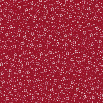 Redwork Christmas 838-88 Red by Mandy Shaw for Henry Glass
