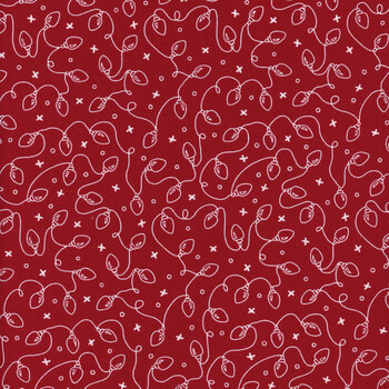 Redwork Christmas 839-88 Red by Mandy Shaw for Henry Glass