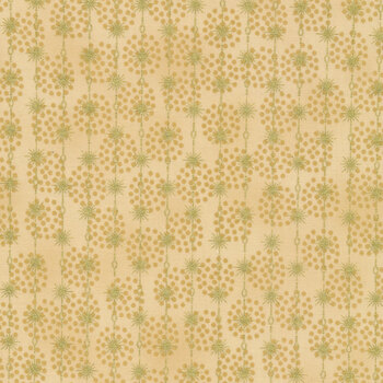 Stof Christmas - Frosty Snowflake 4590-211 Beige/Gold by Stof Fabrics