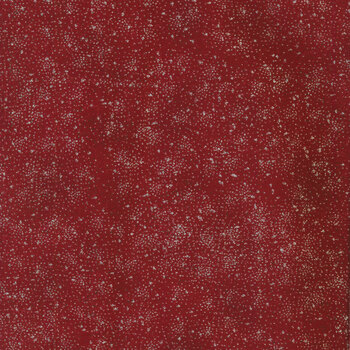 Stof Christmas - Frosty Snowflake 4590-419 Red/Silver by Stof Fabrics