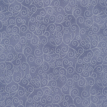 Stof Christmas - Frosty Snowflake 4590-614 Light Blue/Silver by Stof Fabrics