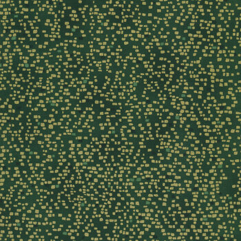 Stof Christmas - Frosty Snowflake 4590-801 Green/Gold by Stof Fabrics