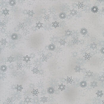 Stof Christmas - Frosty Snowflake 4590-905 Gray/Silver by Stof Fabrics