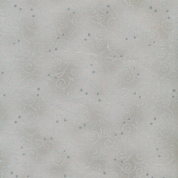 Stof Christmas - Frosty Snowflake 4590-906 Gray/Silver by Stof Fabrics