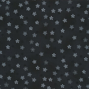 Stof Christmas - Frosty Snowflake 4590-912 Black/Silver by Stof Fabrics
