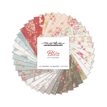 Bliss  Mini Charm Pack by 3 Sisters for Moda Fabrics