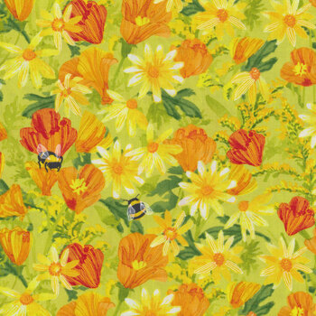 Wild Blossoms 48731-13 by Robin Pickens for Moda Fabrics