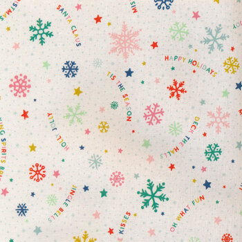 Oh What Fun 23303-MULTI Snowflake Fun by Elea Lutz for Poppie Cotton