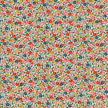 Oh What Fun 23306-MULTI Holly Flowers by Elea Lutz for Poppie Cotton REM