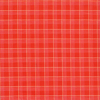 Oh What Fun 23315-RED Christmas Plaid by Elea Lutz for Poppie Cotton