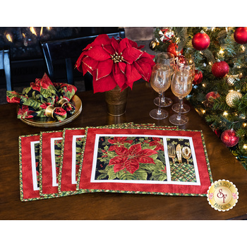  Evergreen Bows Placemats Kit