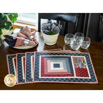  Log Cabin Placemats Kit - Freedom Road