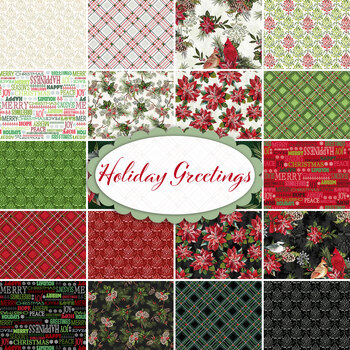 Holiday Greetings  19 FQ Set by Windham Fabrics