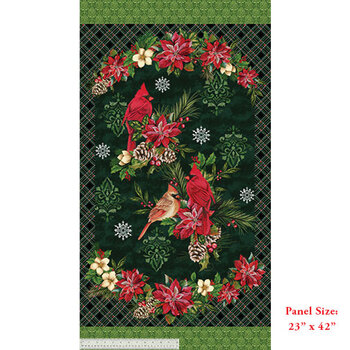Holiday Greetings 53602P-1 Winter Wishes Panel by Windham Fabrics