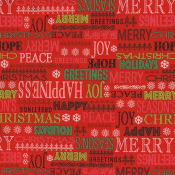 Holiday Greetings 53605-4 Cheerful Greetings by Windham Fabrics