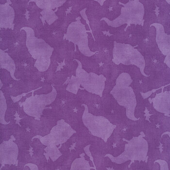 The Boo Crew 39793-606 Purple by Susan Winget for Wilmington Prints