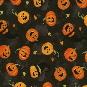 The Boo Crew 39794-987 Black by Susan Winget for Wilmington Prints