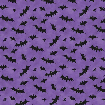 The Boo Crew 39797-697 Purple by Susan Winget for Wilmington Prints