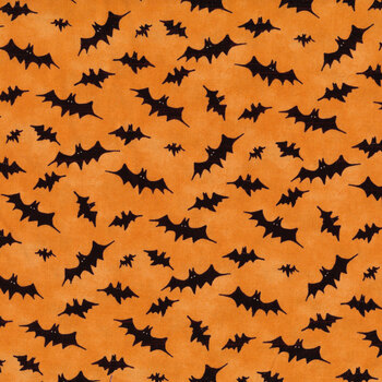 The Boo Crew 39797-897 Orange by Susan Winget for Wilmington Prints