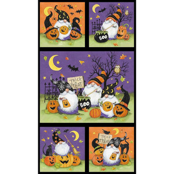 The Boo Crew 39789-968 Multi Panel by Susan Winget for Wilmington Prints