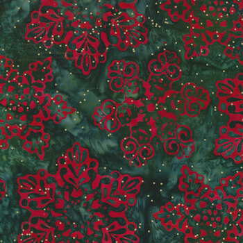Christmastime 22103-240 Holly by Robert Kaufman Fabrics