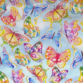 Summer Breeze 3SB-1 Multi Butterflies from In the Beginning Fabrics