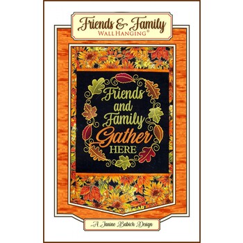 Friends & Family Wall Hanging - Machine Embroidery CD