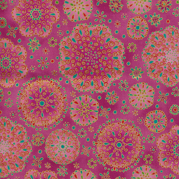 Jeweled Leaves 21610-91 Crimson from Robert Kaufman Fabrics | Shabby ...