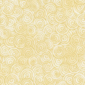 Jeweled Leaves 21613-15 Ivory from Robert Kaufman Fabrics