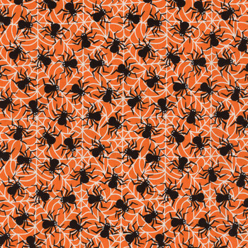 Spooky Friends 7059G-39 Orange by Studio E Fabrics