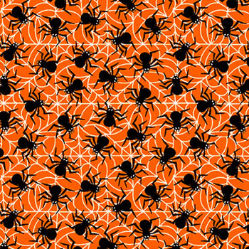 Spooky Friends 7059G-39 Orange by Studio E Fabrics