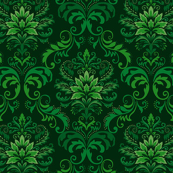 Holly Berry Park 7272-66 Green by Art Loft for Studio E Fabrics