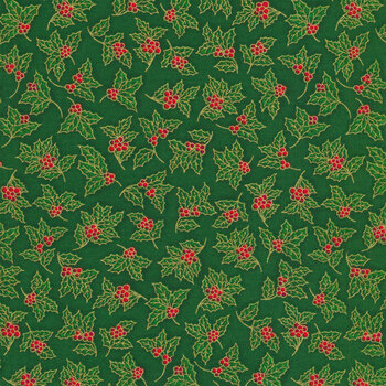 Holiday Charms 19950-7 Green from Robert Kaufman Fabrics