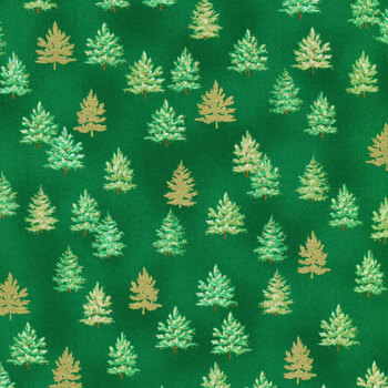 Holiday Charms 21620-274 Pine from Robert Kaufman Fabrics