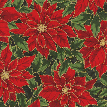 Holiday Elegance V7172-161G Christmas Gold by Hoffman Fabrics