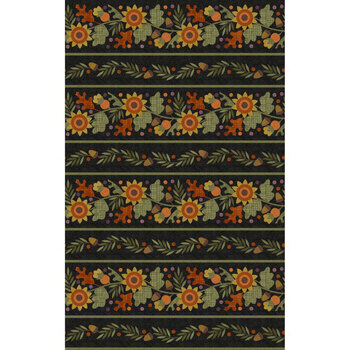 Autumn Harvest Flannel MASF9951-J Border Stripe by Bonnie Sullivan for Maywood Studio