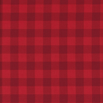 Designer Flannel Red Plaid Flannel Fabric by My Minds Eye - Riley